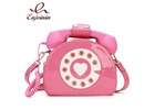 Telephone Shape Purses and Handbags for Women Fashion