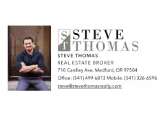 Steve Thomas – Your Expert Guide to Medford Homes and Properties